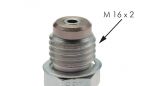 Messanschlüsse Stahl verzinkt, mit Hydraulik-Schneidringverschraubung, Schraubkupplung M 16x2